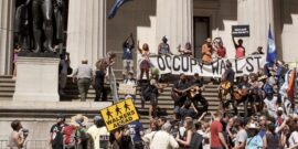 New,York-july,11:,Occupy,Guitarmy,Protesters,Rally,And,Play,Music