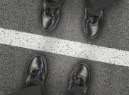 Trennlinie zwischen Rivalen