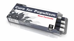 Cure for Populism – Blister Pack Tablets.