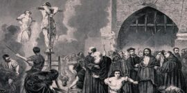 An_auto-da-fé_of_the_Spanish_Inquisition_and_the_execution_o_Wellcome_V0041892