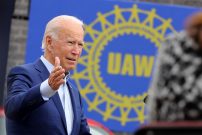 Joe Biden Campaigns In Warren, Michigan