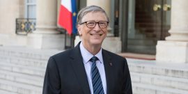 Bill Gates at Elysee Palace
