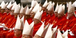 Cardinals at Pope Francis funeral_GettyImages-2212278080