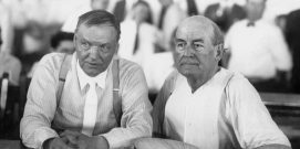 Clarence Darrow with William Jennings Bryan