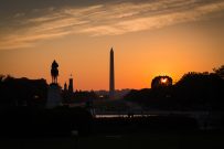 National mall sunset, Washington DC