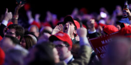 Republican Presidential Nominee Donald Trump Holds Election Night Event In New York City