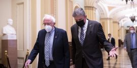 Joe Manchin and Bernie Sanders