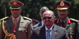 Uganda, November 13, 2017 – President of Sudan OMAR AL-BASHIR arrives in Uganda for a diplomatic visit. It is his second visit ever to the country. Credit: Sumy Sadurni/ZUMA Wire/Alamy Live News