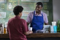 Customer ordering coffee in a coffee shop