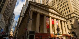 New York city Wall Street