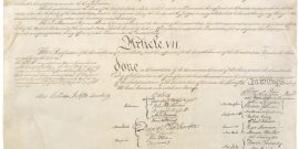 Signatures on US Constitution
