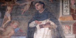 Thomas Aquinas fresco