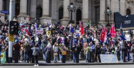 Vote No Rally in Melbourne, Victoria, Australia – 23 Sept 2023