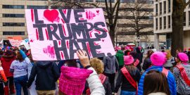 women’s march on DC 2017 protesters