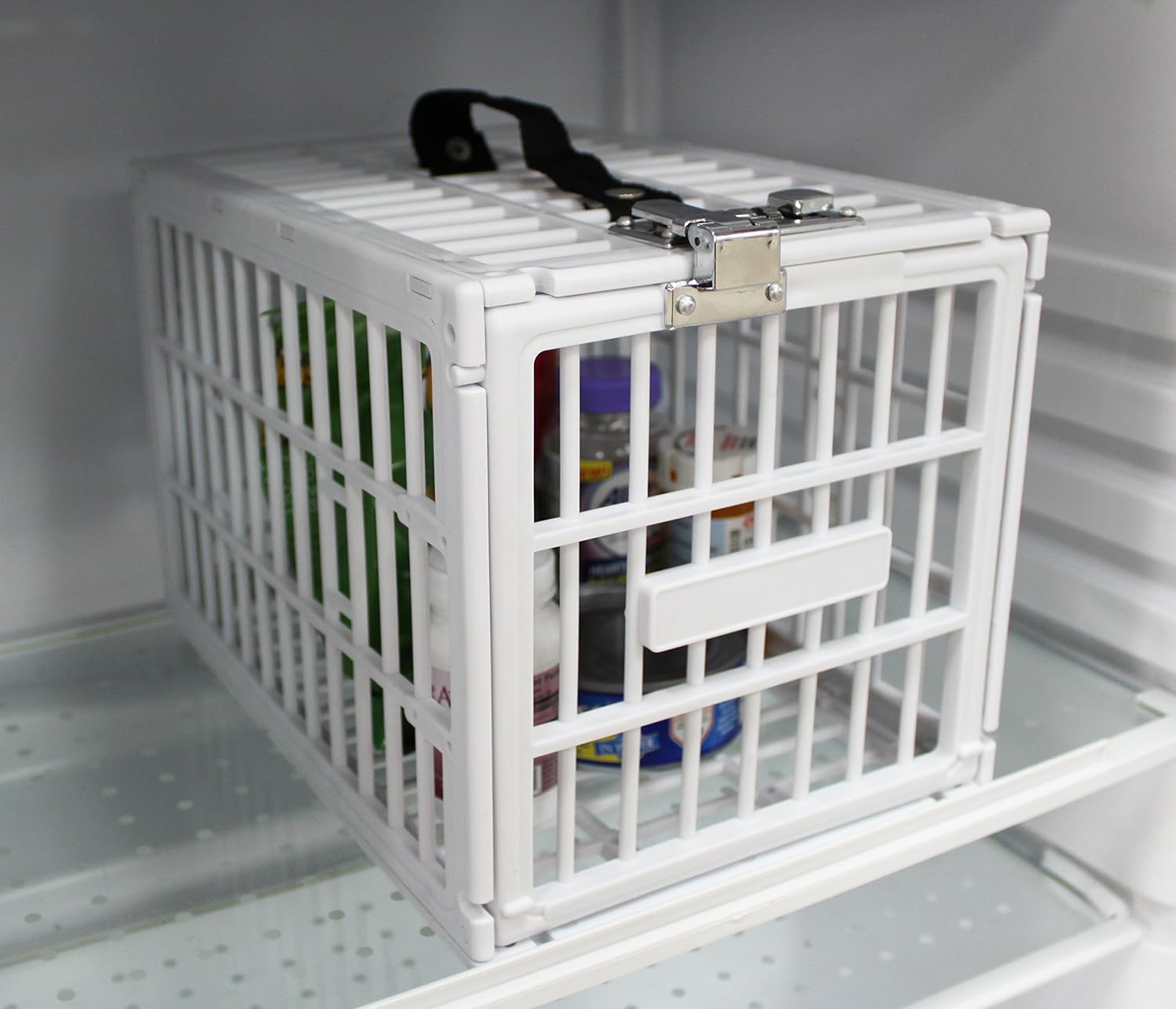 A storage locker or safe box.